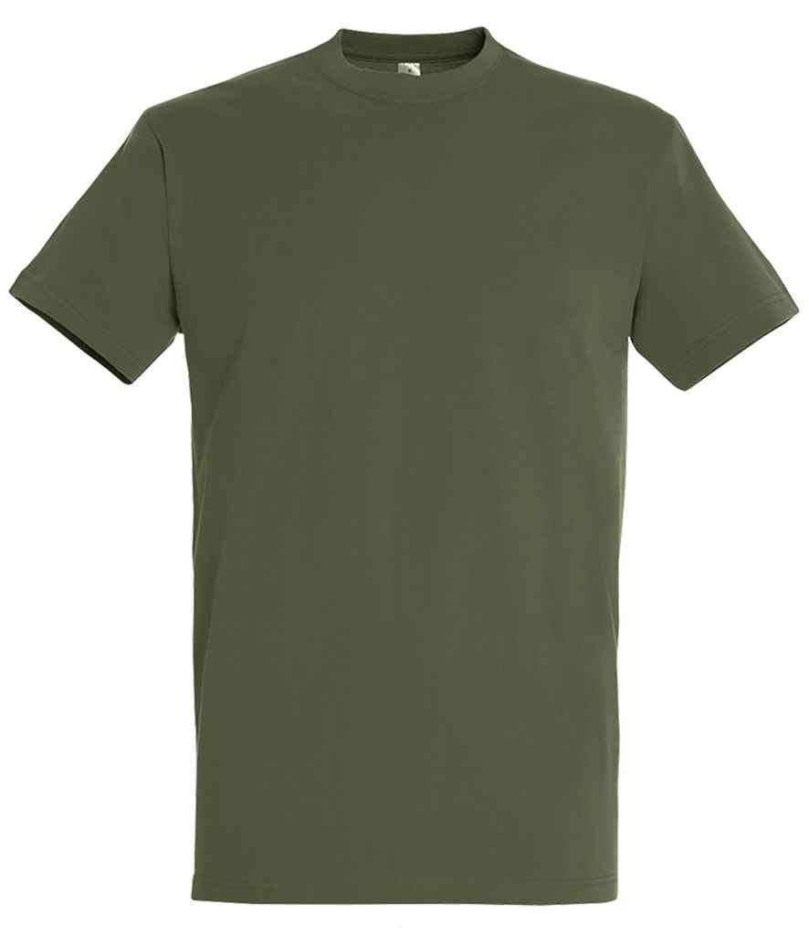 Supremacy of the mind Embroidered Collection T'Shirt in Army green