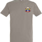 Supremacy of the mind T'shirt smokin pride skull emblem in light grey