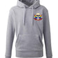 Supremacy in the mind Organic Hoodie with Smokin Pride skull emblem in Mark Grey