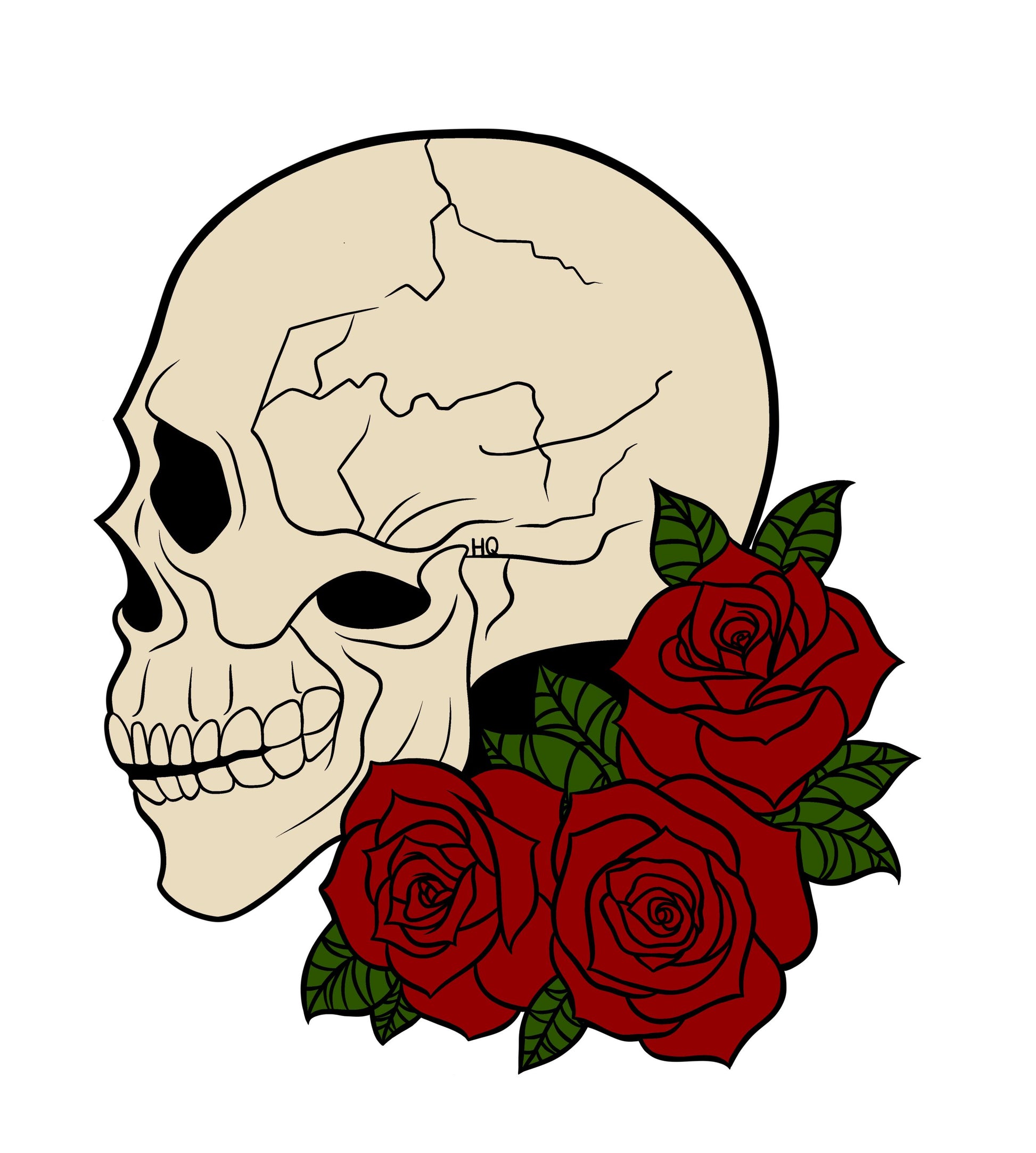 Supremacy of the mind
Support Mental Health 
roses skull design