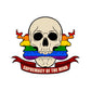 Supremacy of the mind
Support Mental Health 
pride smoke skull design