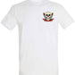 Supremacy of the mind T'shirt Combs skull emblem in White